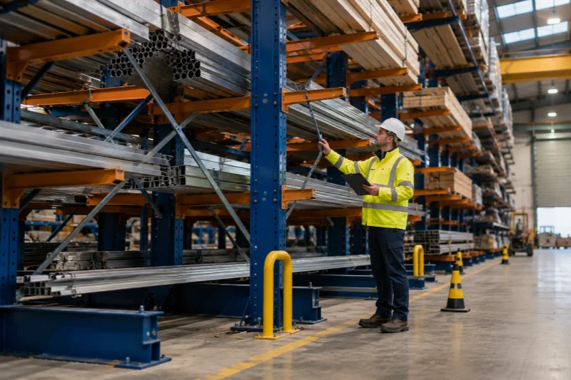 Cantilever Racking Inspections 3 Cantilever racking inspection service