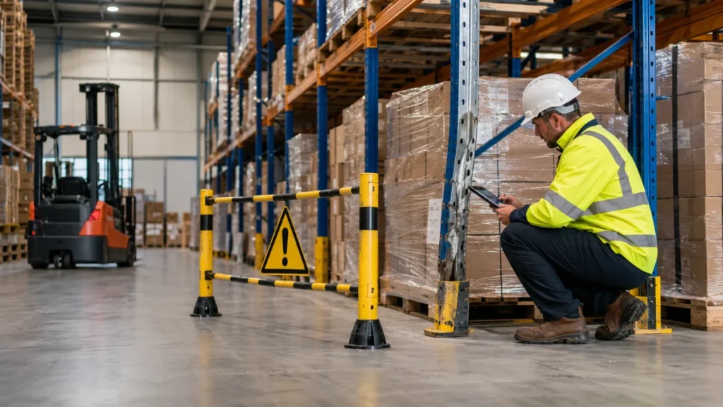 Defective Racking: First Action to Take Safely